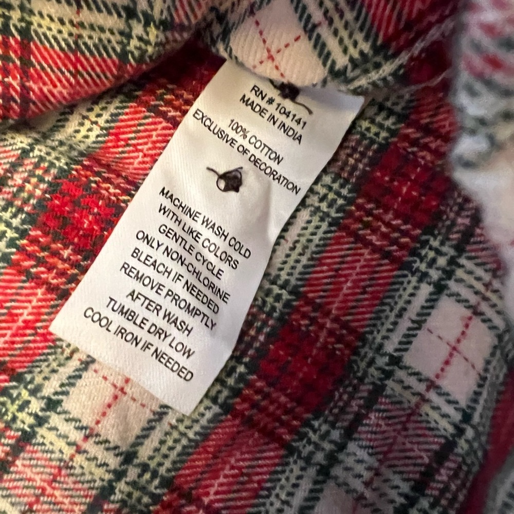 Alpine Design Flannel‎ Shirt Women Medium Red Plaid NEW Midweight ADW24300 - Picture 4 of 8